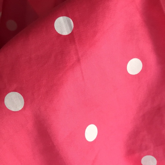 🌻4/$20 Joules Viven Sky Coral Polka Dot Lined Full Circle Skirt Size 6 - Picture 11 of 11